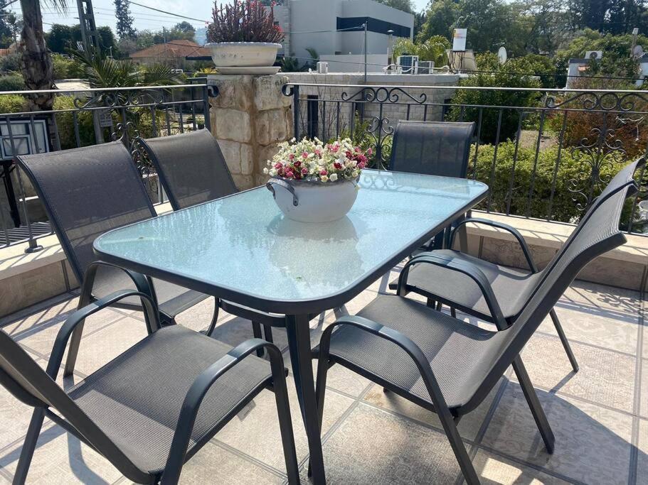 Ferienwohnung Hadar Rest&Relax Kefar Hittim Exterior foto
